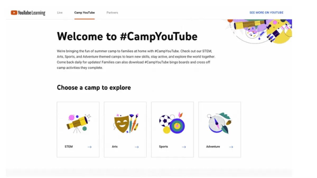 Camp YouTube