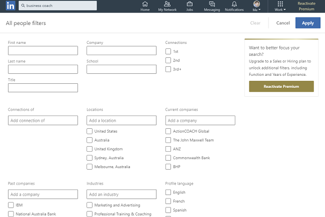 LinkedIn Updates its Search Options with New Results Listings and Improved Layout | Social Media Today