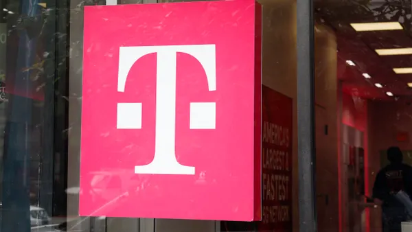 A T-Mobile sign over a Washington D.C. store on Aug. 24, 2023