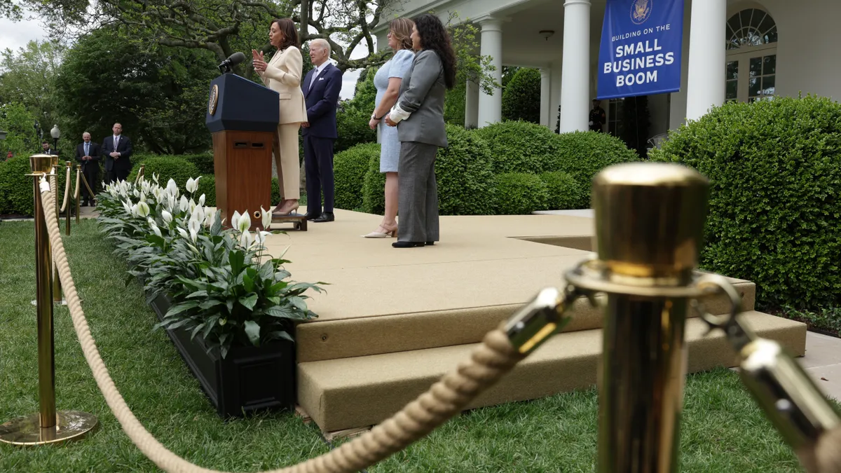 White House event marking National Small Business Week on May 1, 2023.