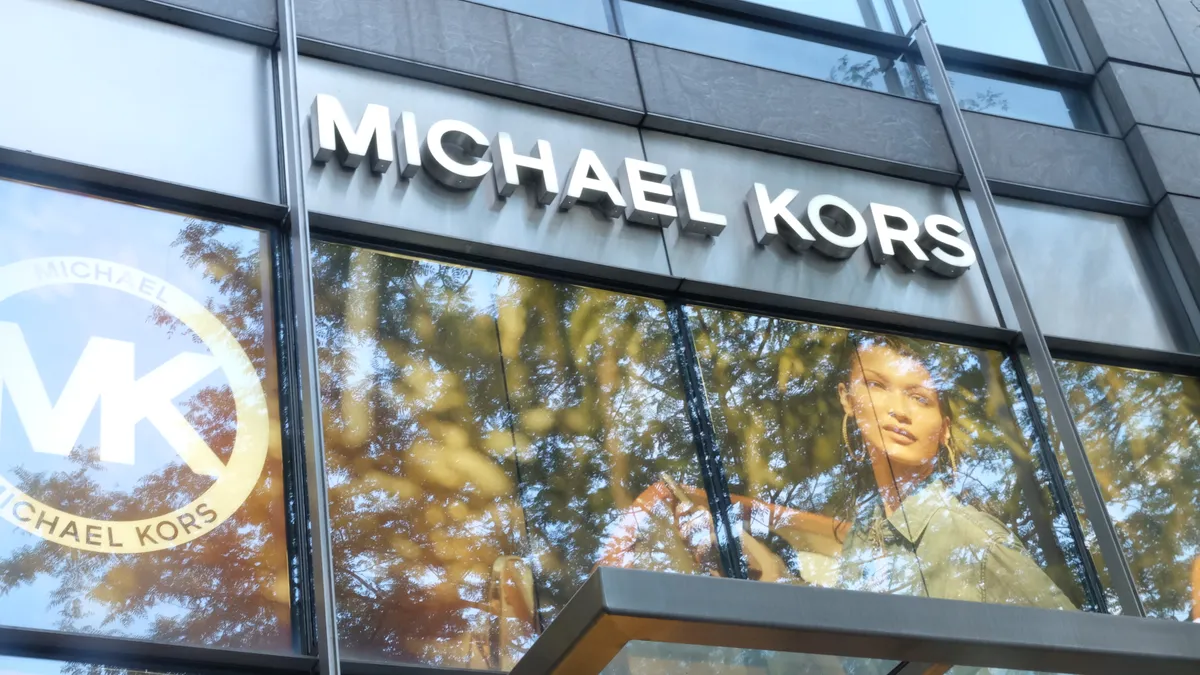 A Michael Kors storefront.