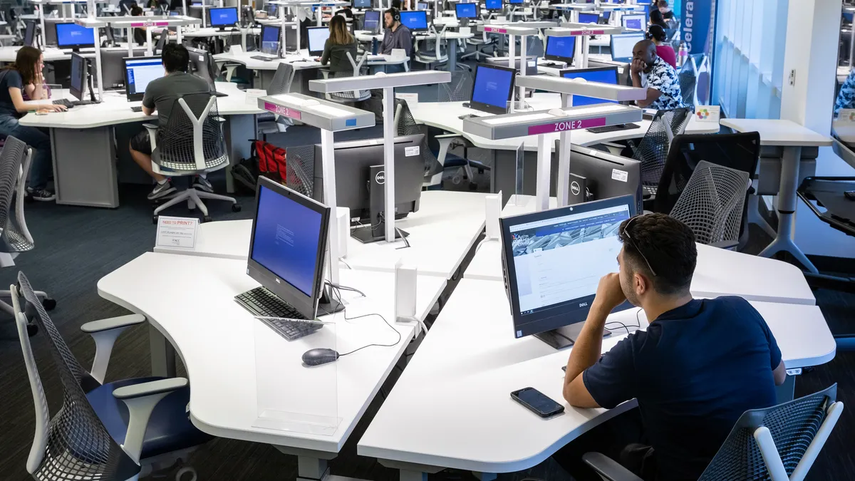 Students use the ACCelerator at Austin Community College