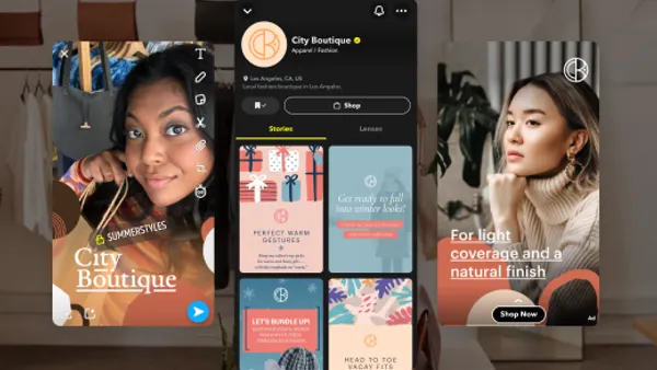 Snapchat brand profiles