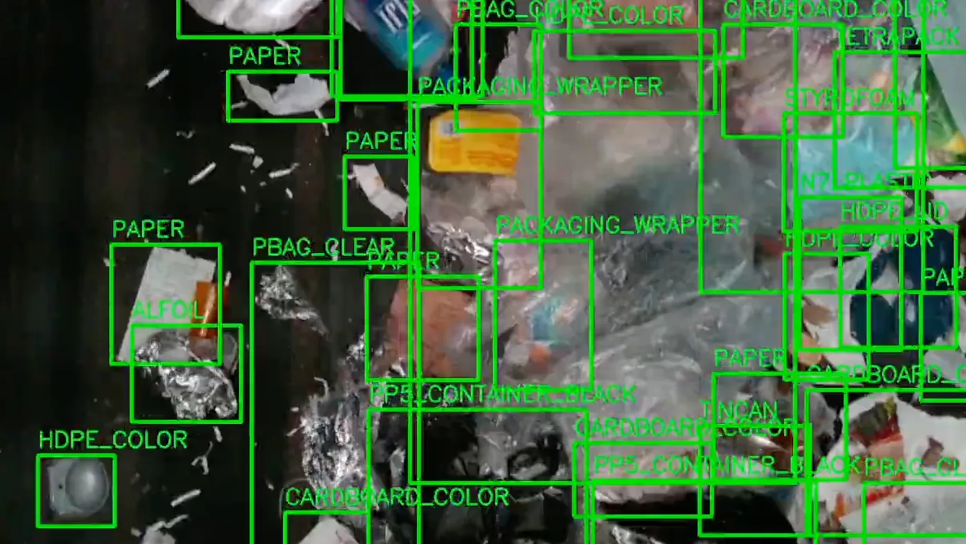 Computer vision waste classification system