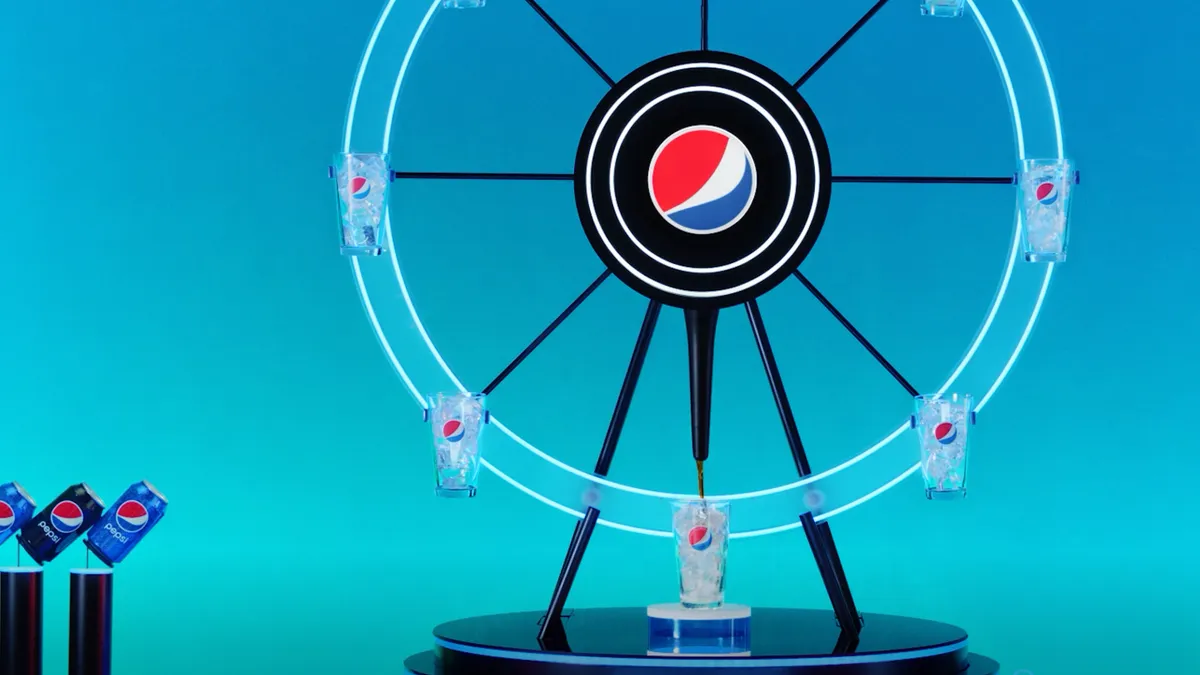 Pepsi's Rube Goldberg machine with KFC, Pizza Hut and UEFA