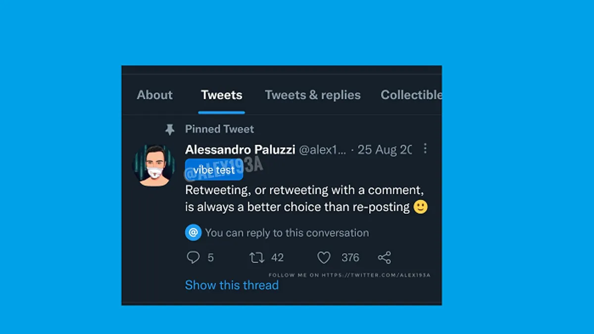 Twitter Status indicator