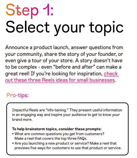Instagram Reels guide