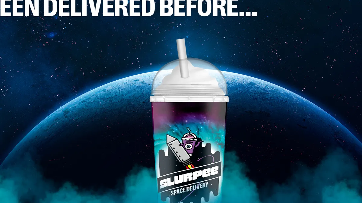 Image of 7-Eleven Slurpee launch into space