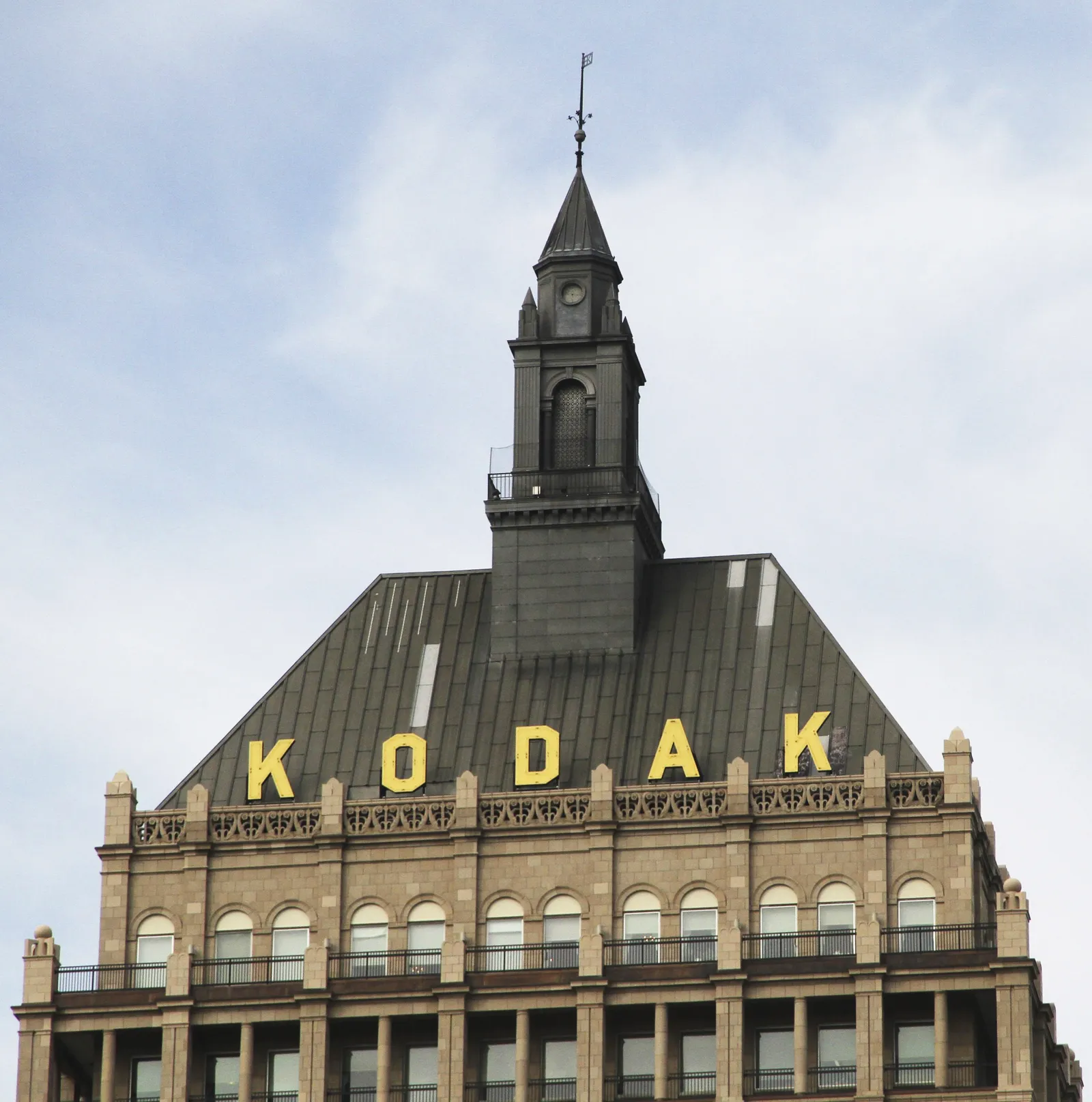 The Eastman Kodak Co. corporate headquarters is seen November 3, 2011, in Rochester, New York.