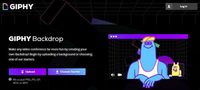 GIPHY backdrop