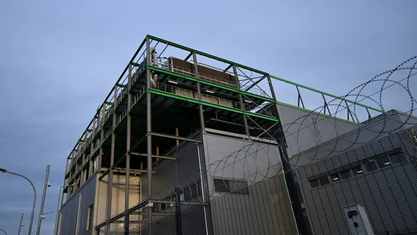 A general view of a Google Cloud center on November 12, 2025 in Hanau, Germany.