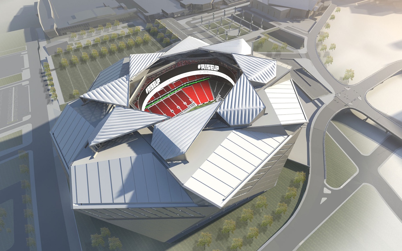 Atlanta Falcons stadium roof