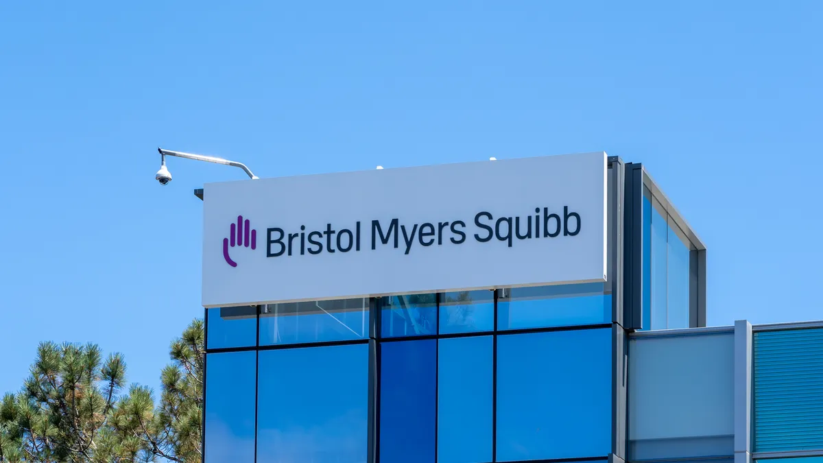 Bristol Myers sign