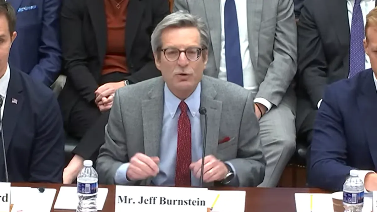 Jeff Burnstein, president of the Assocation for Advancing Automation, testifies before the House subcommittee on research and technology on April 21.