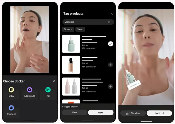 YouTube Shorts Product Tags