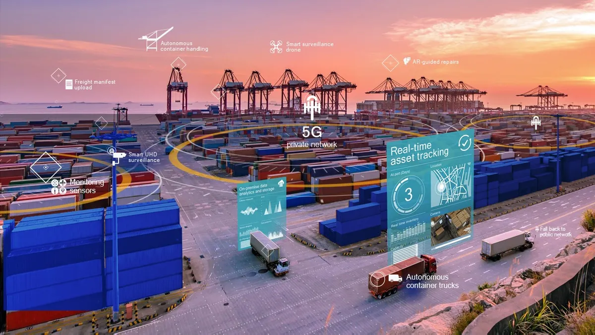 Digital operations in busy port