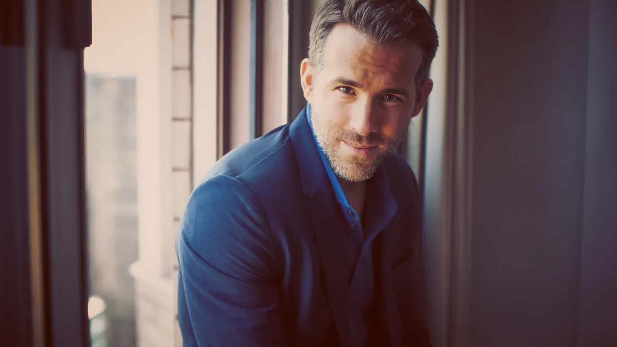 Photo of actor-entrepreneur Ryan Reynolds