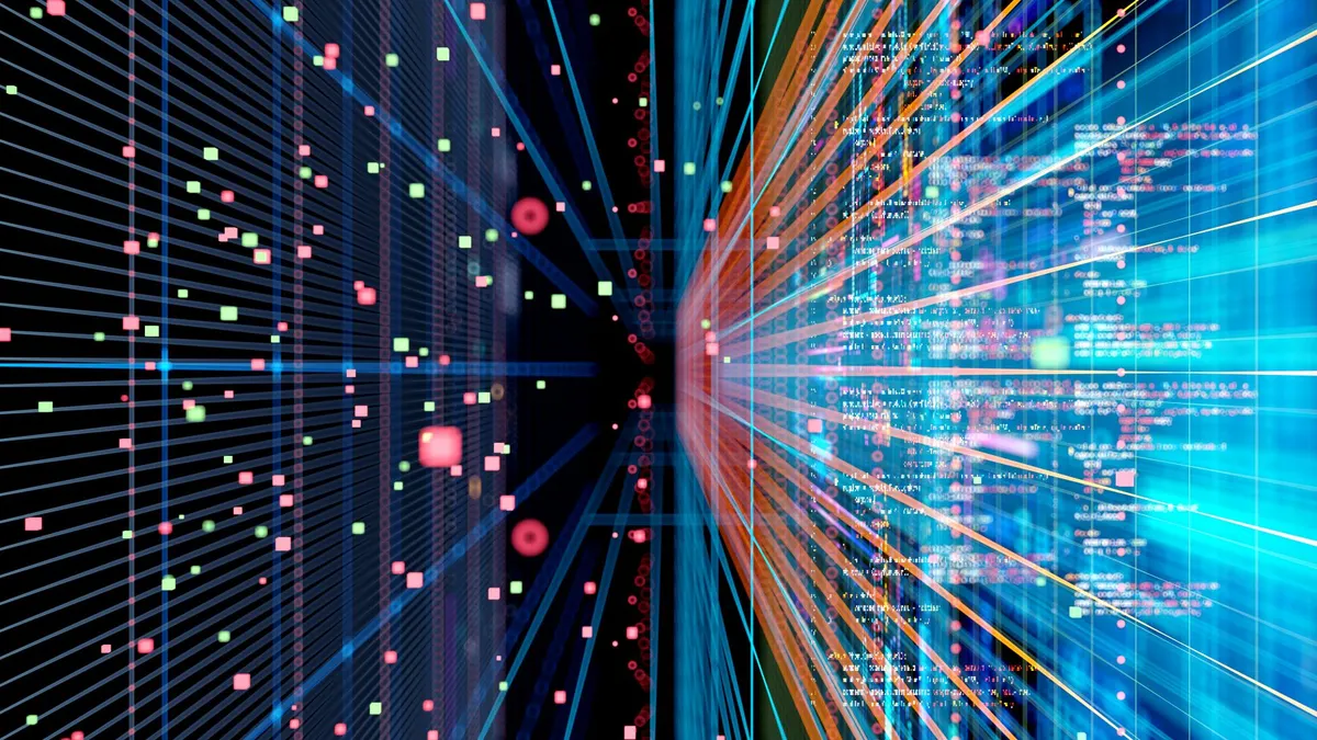 Digital background depicting AI systems and machine learning technologies