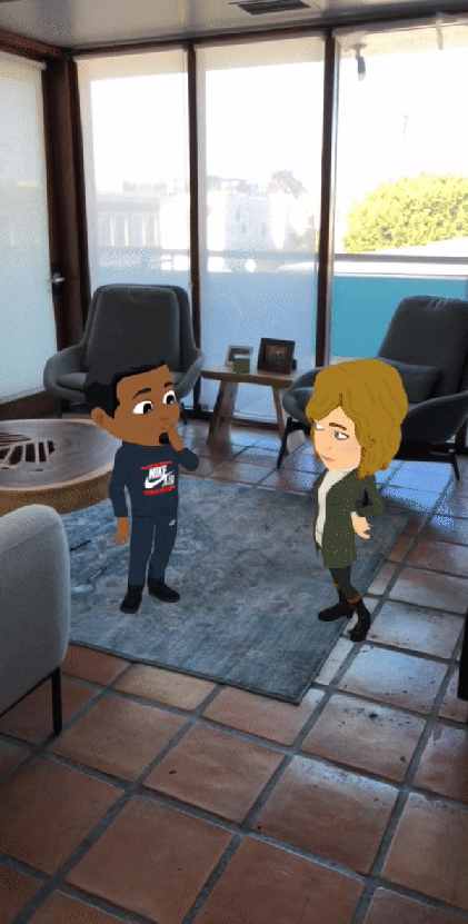 Snapchat Adds New Bitmoji Animations which Enable Users to Interact with Friends' Characters | Social Media Today