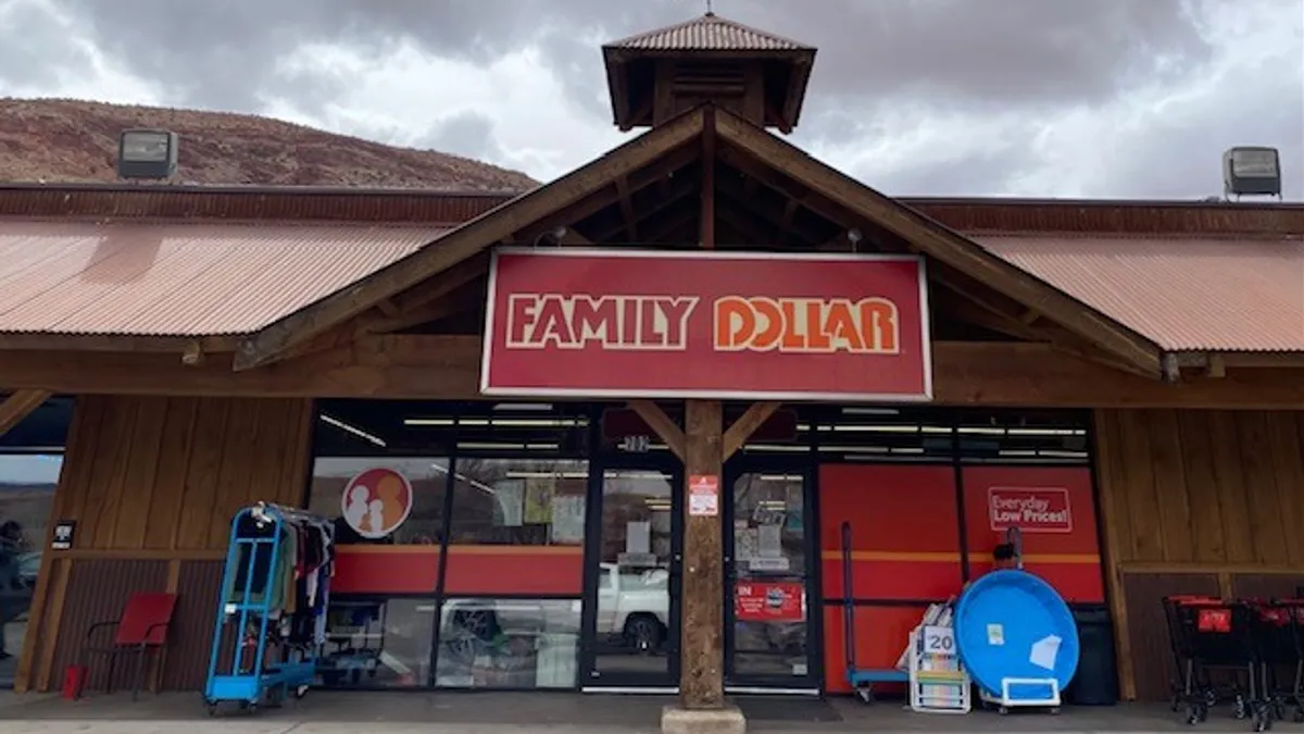 A Family Dollar store in Moab, Utah.