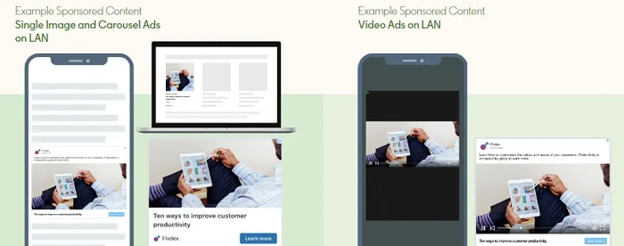 LinkedIn Audience Network ads