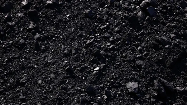 A stack of coal