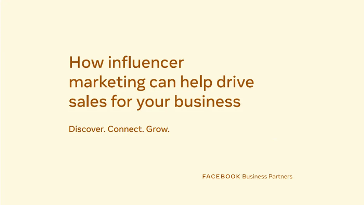 Facebook influencer marketing guide