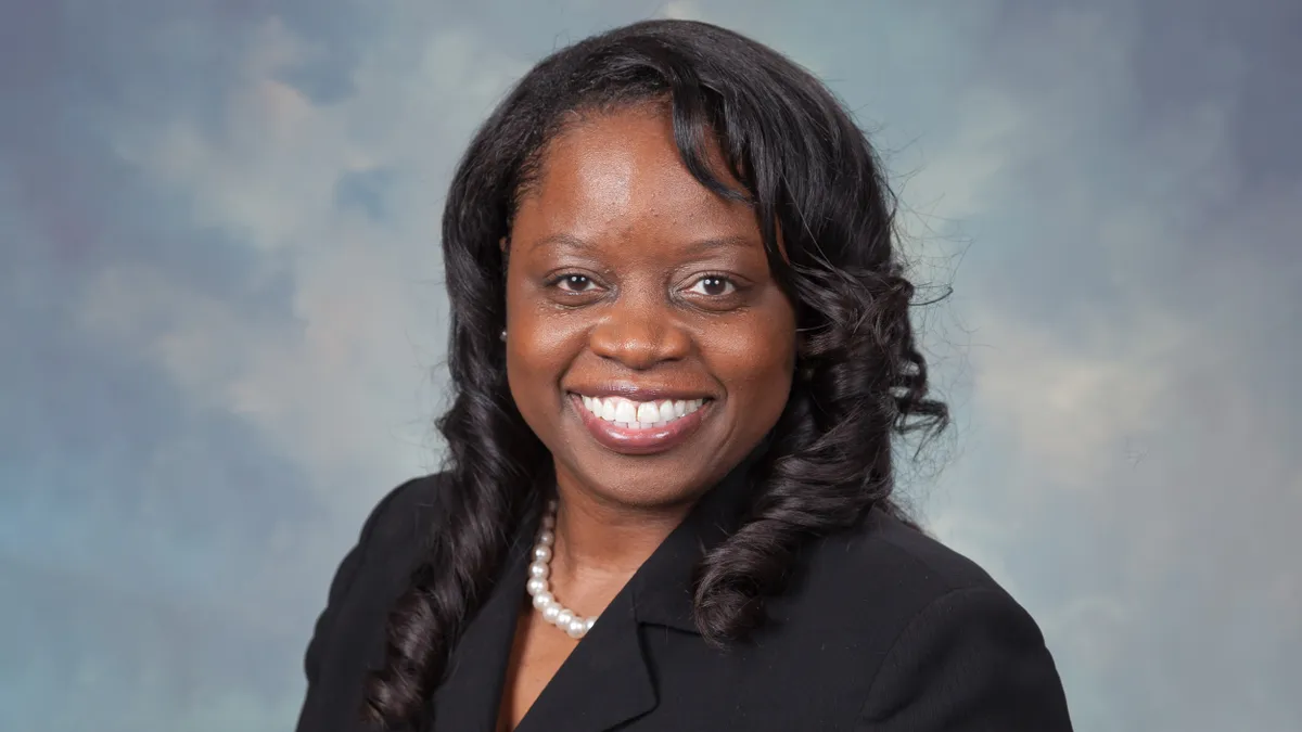 This is a headshot of Aldine Independent School District Superintendent LaTonya Goffney.