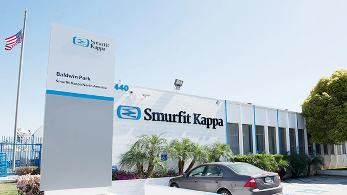 Exterior of Smurfit Westrock facility in Baldwin Park, California