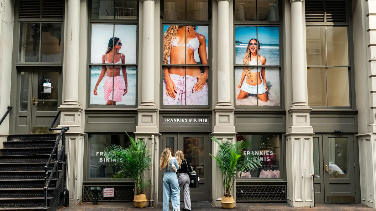 A Frankies Bikinis storefront