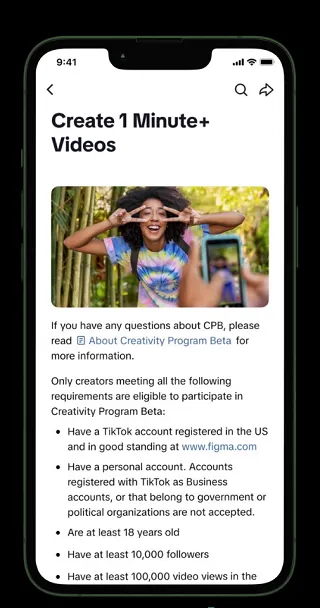 TikTok Creator Academy update