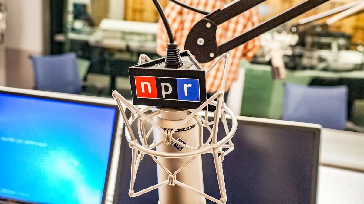 A studio at NPR headquarters in Washington, D.C.