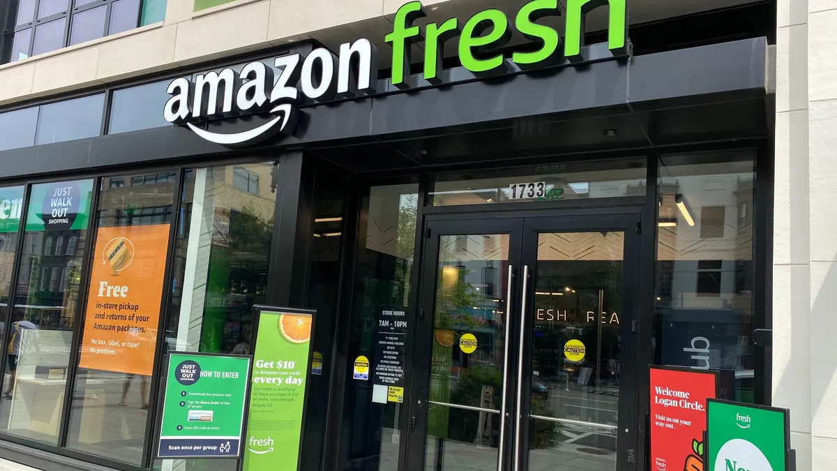 Amazon Fresh Lowers Its Free Delivery Threshold To 100 Grocery Dive
