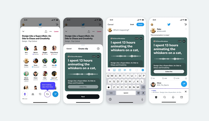 Twitter Spaces clipping