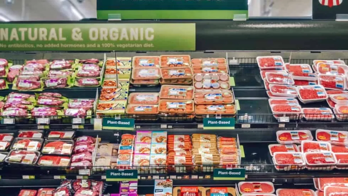 Sixty Kroger stores tested sales of plant-based meat in the meat section in early 2020, in connection with the Plant Based Foods Association.