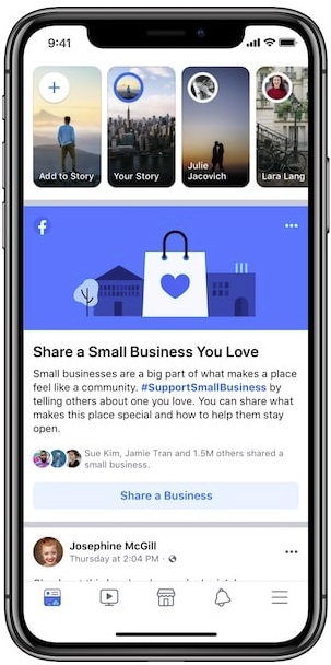 Facebook support SMBs