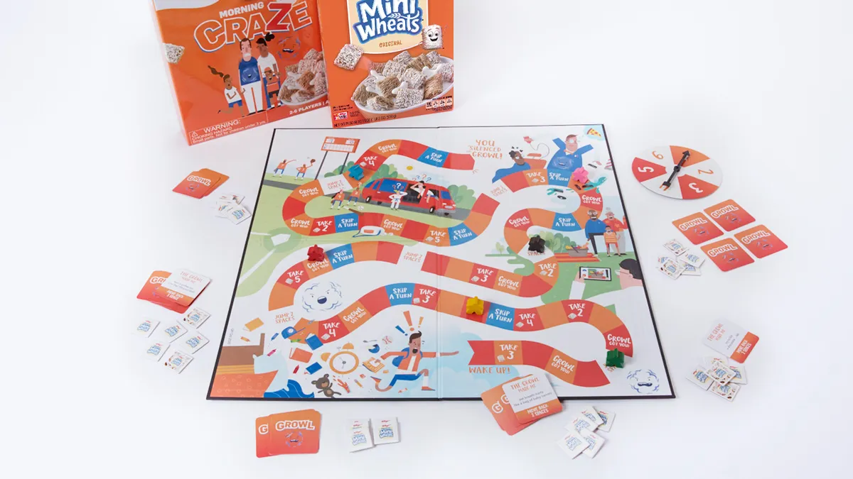 Kellogg's Frosten Mini-Wheats makes a board game