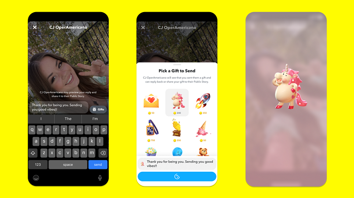 Snapchat Gifting
