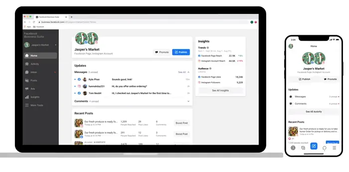 Facebook Launches 'Facebook Business Suite', an All-in-One Management Tool for Facebook and Instagram