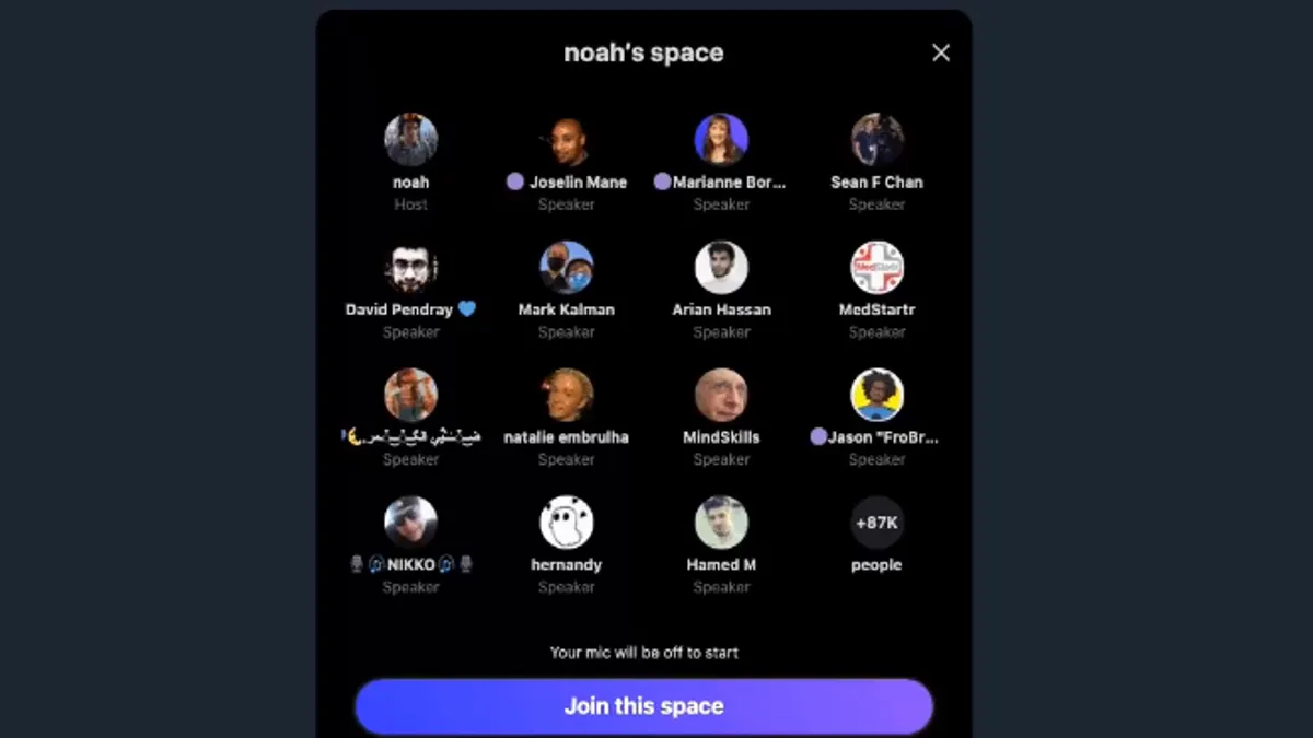 Twitter Spaces