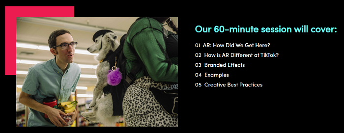 TikTok brand effects session