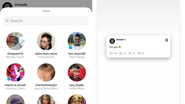 Threads Stories sharing