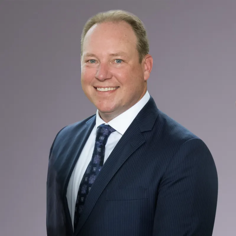 Standard headshot of Matt Frazee, who is chief financial officer of National Life Group