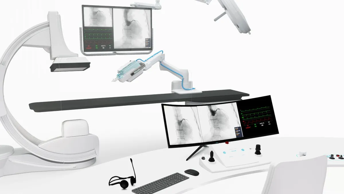 An image of a robotic surgery system.