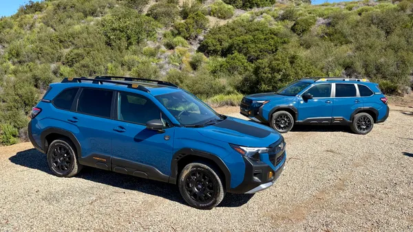 The 2027 Subaru Forester Wilderness Hybrid, out in the sun in Southern California.