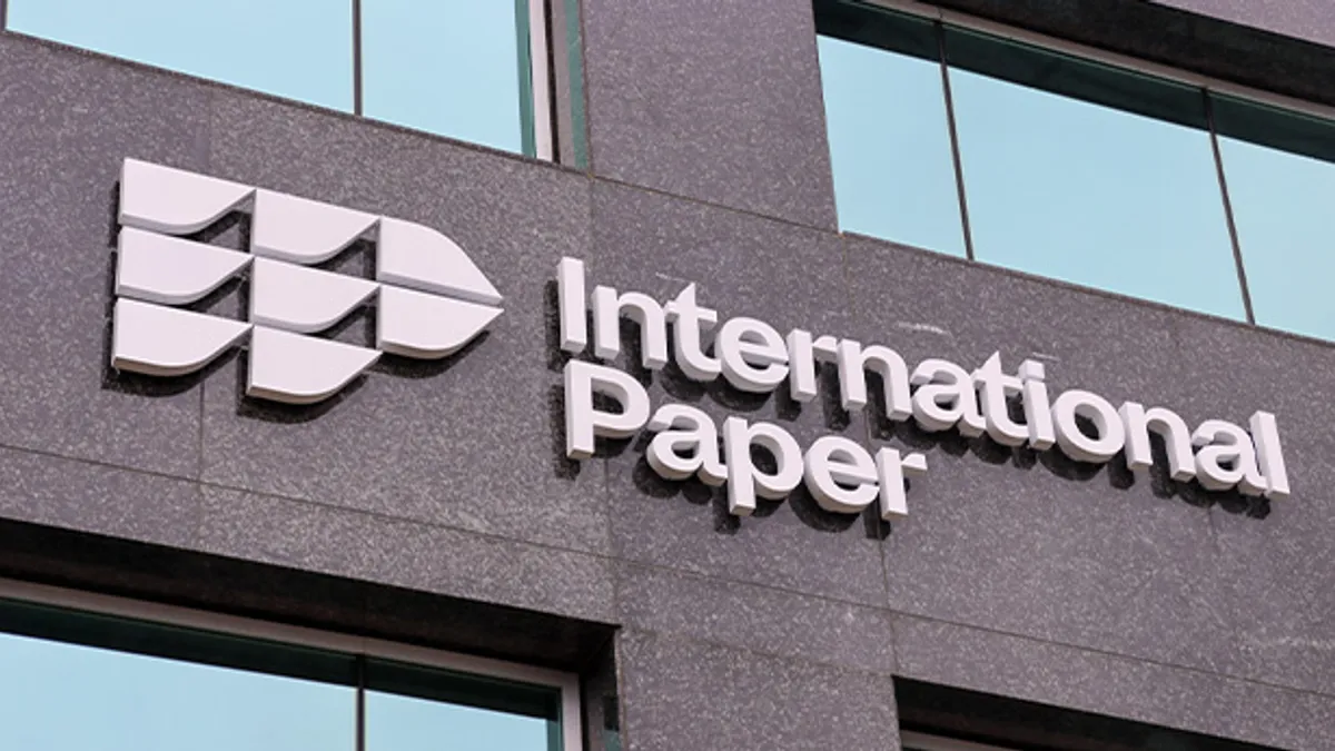 International Paper's new logo.