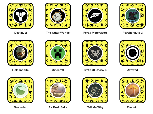 Snapchat Xbox Lenses