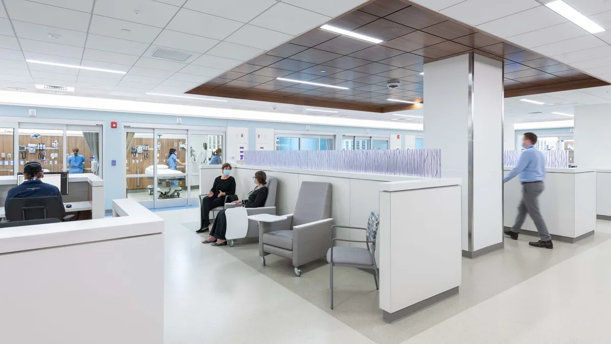 Skanska worked through the pandemic to complete the job in an active COVID-19 care facility.