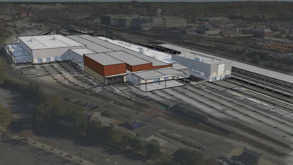 Rendering of the Ivy City Rail Yard modernization in Washington, D.C.