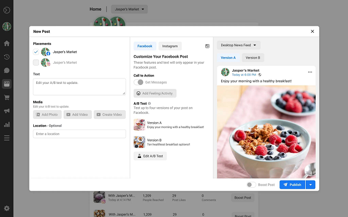 Facebook Business Suite update